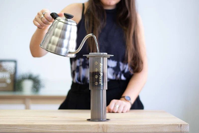 Coffee Brewing using Aeropress