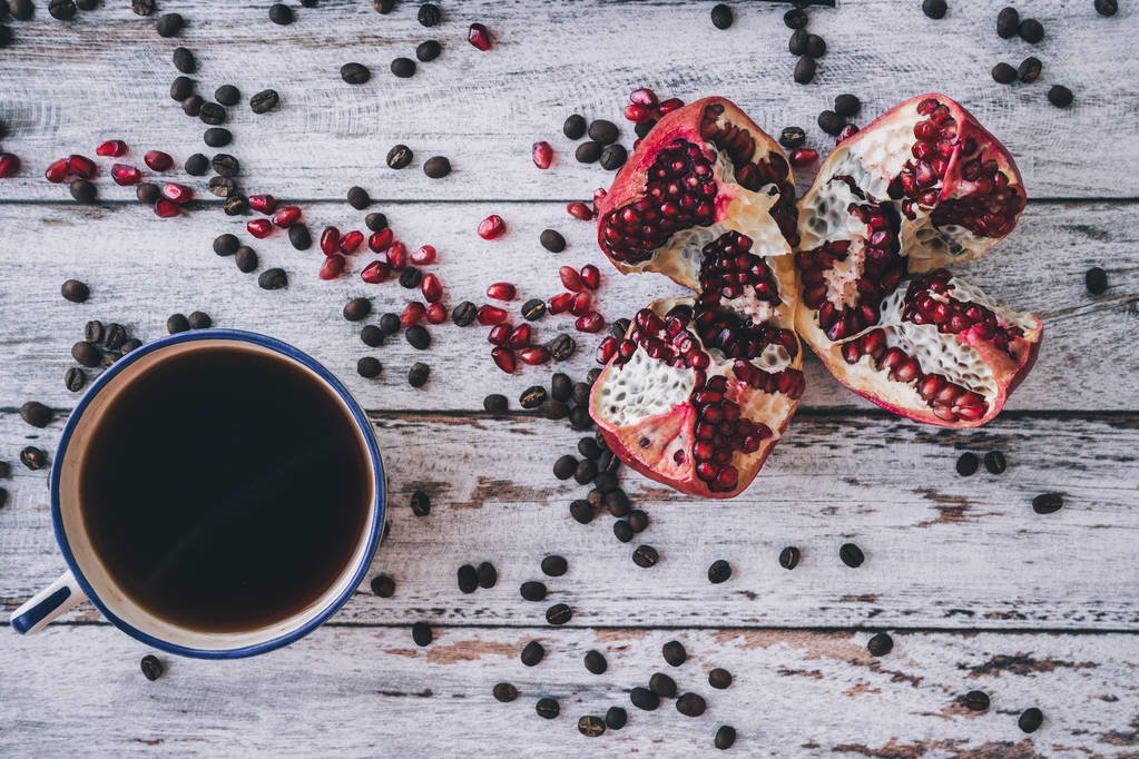 Add a Tart Twist with Pomegranate Juice Coffee